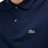 Men's Long-sleeve L.12.12 Polo Shirt Navy Blue